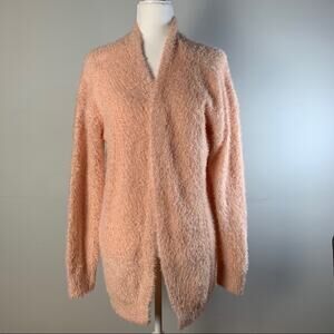 NWT RXB Open Front Fuzzy Eyelash Cardigan, Size M
